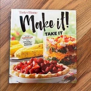 Taste of Home Make it! Take it! Cookbook 2019 Hardcover Potlucks Barbecue Recipe